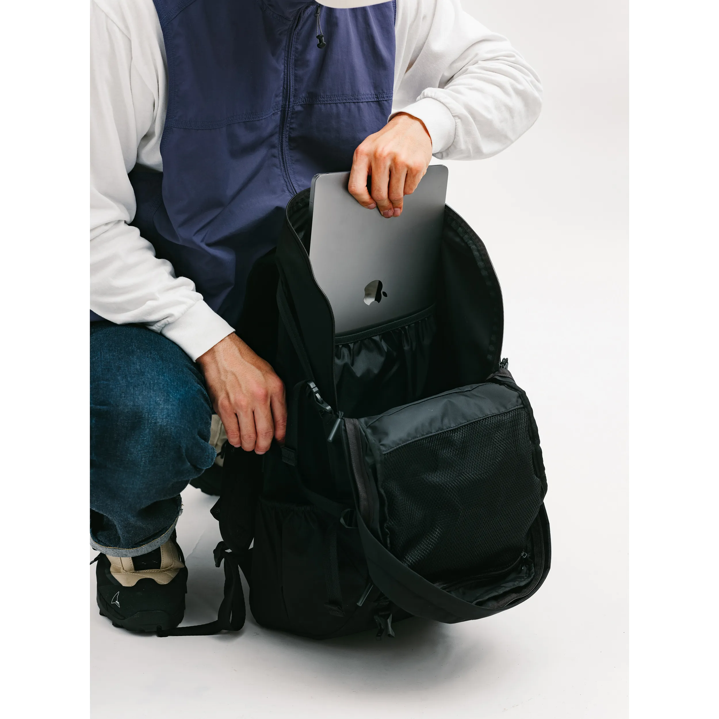 リュックサック、使用イメージ 内装ポケット