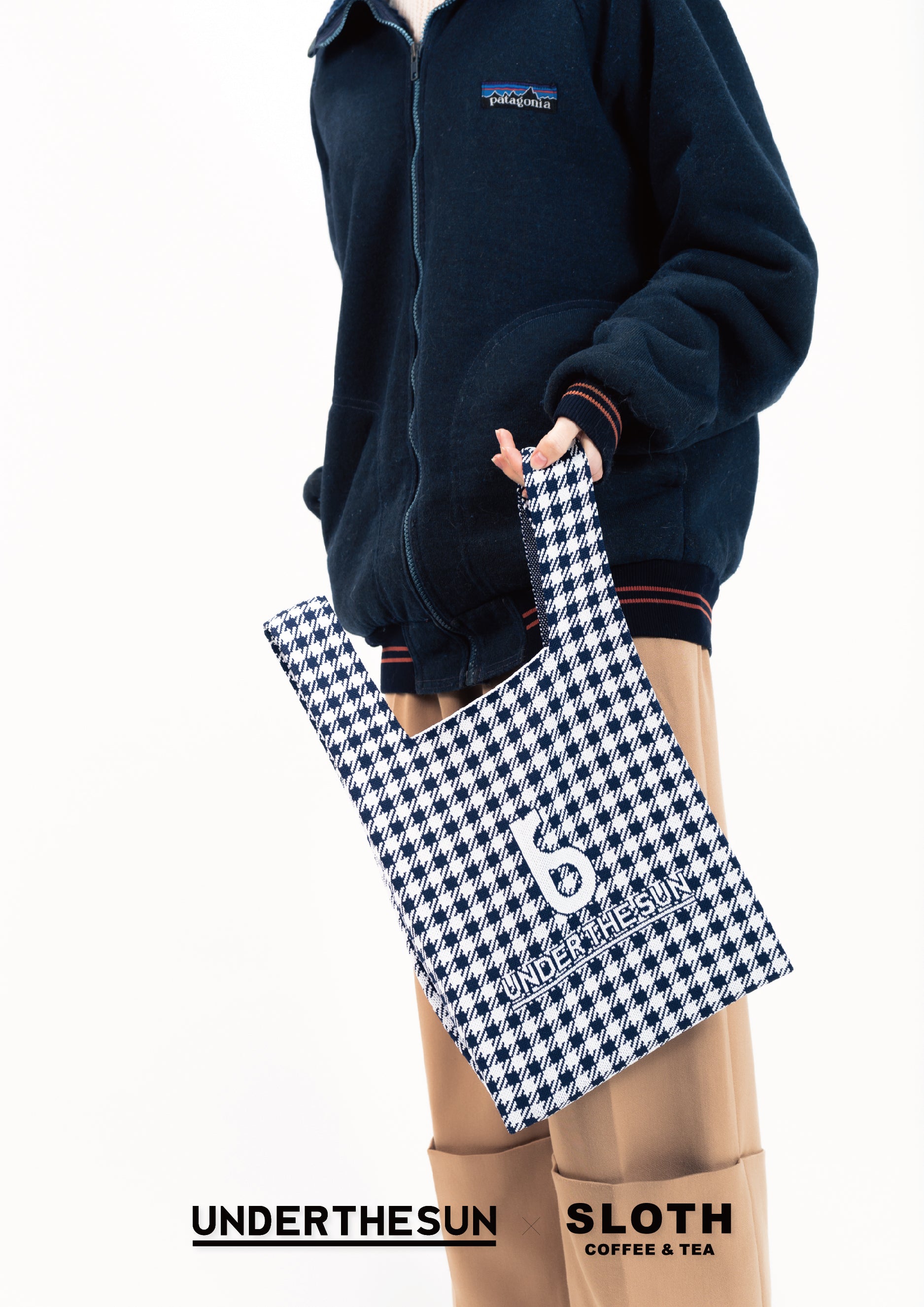 【SLOTH COFFEE & TEA様コラボ】ニットマルシェバッグ 09520