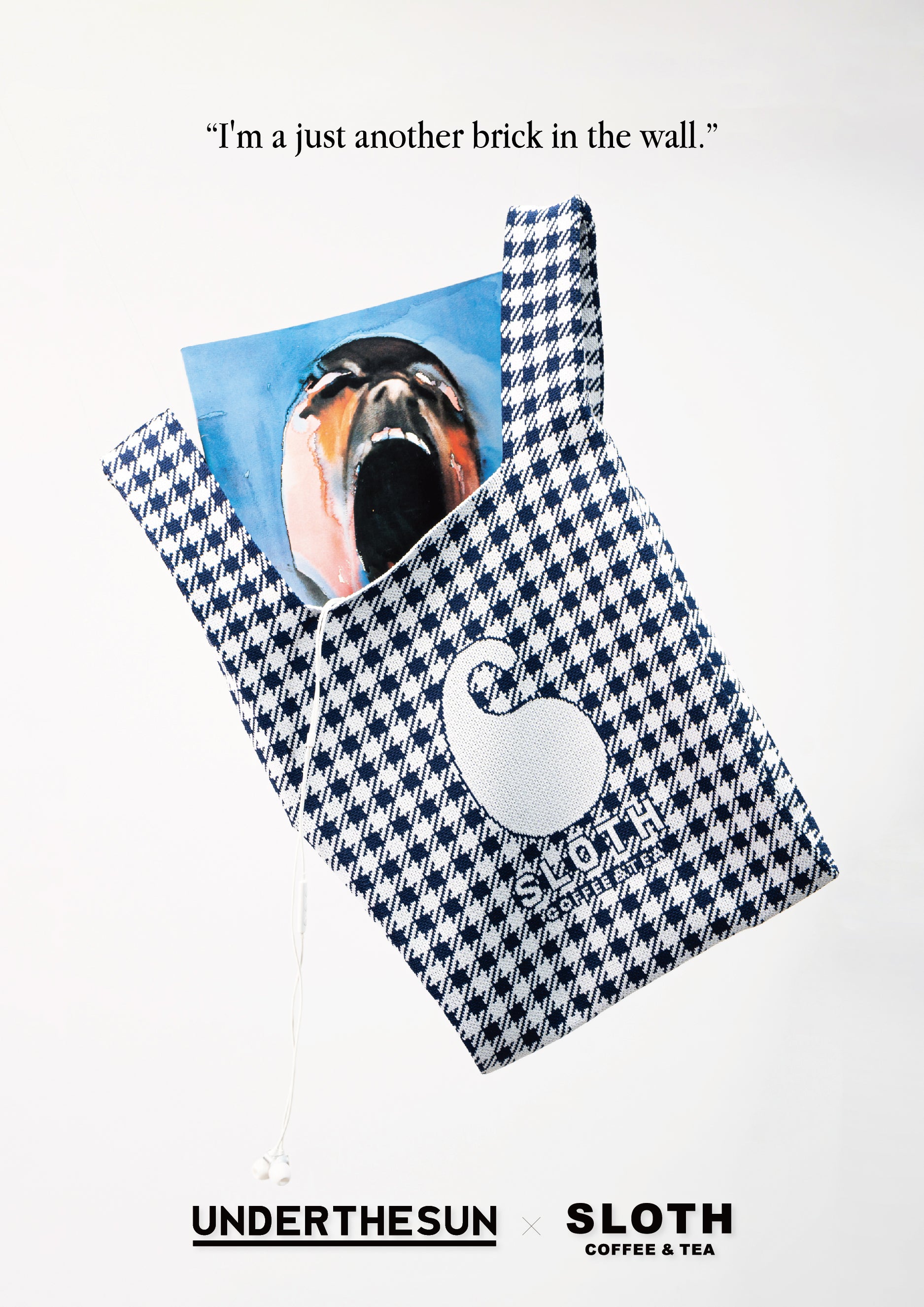 【SLOTH COFFEE & TEA様コラボ】ニットマルシェバッグ 09520