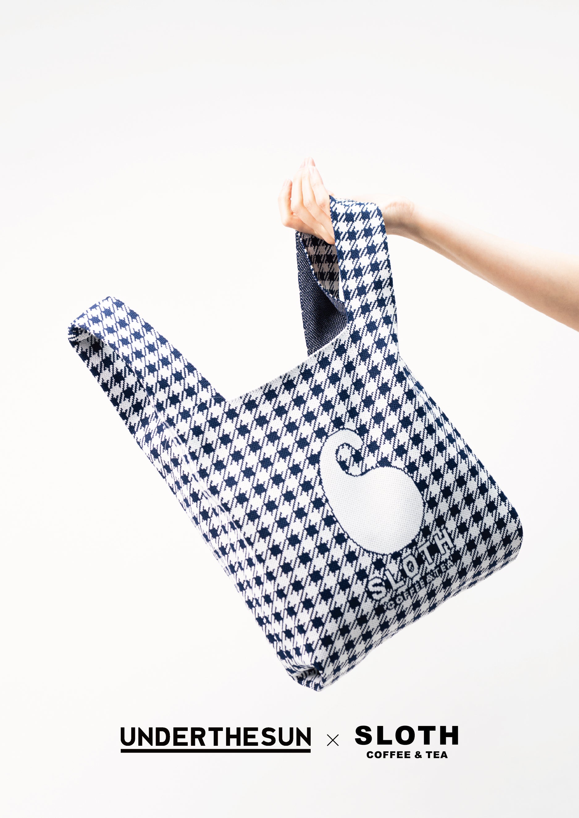 【SLOTH COFFEE & TEA様コラボ】ニットマルシェバッグ 09520